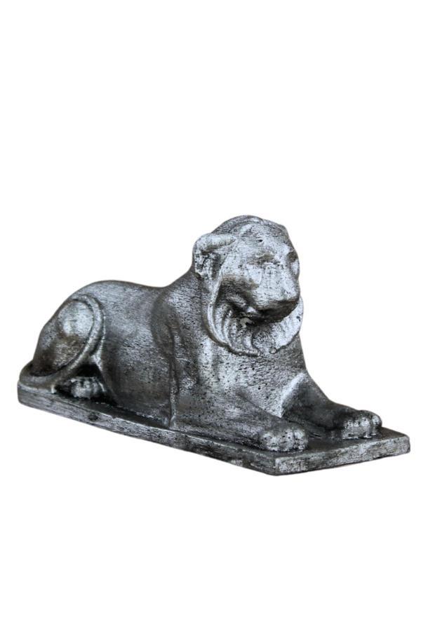 Dekoratif Biblo Aslan Heykel El Yapımı Hediyelik Süs Eşyası Model Aslan1 - Image 1