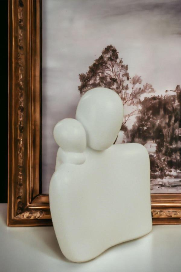 Biblo Heykel Baba ve Çocuk Altın Model 7 - Image 1