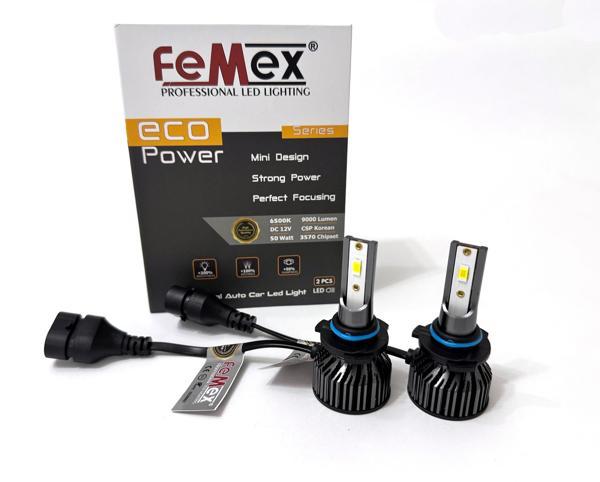 Femex Eco Power CSP 3570 Chipset HB3 9005 Led Xenon Far Ampulu - Image 1