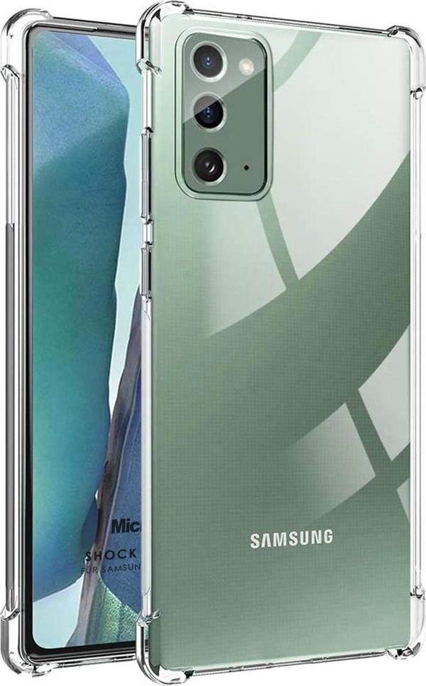 Microsonic Shock Absorbing Kılıf Samsung Galaxy Note 20 Şeffaf - Image 1