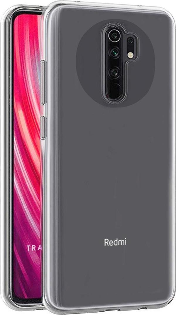 Microsonic Xiaomi Redmi 9 Kılıf Transparent Soft Beyaz - Image 1
