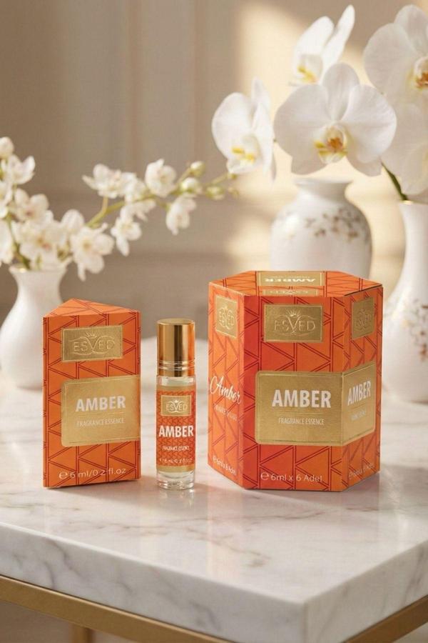 Amber Kokusu 6 Ml Alkolsüz Parfüm Hediyelik Kutuda - Image 1