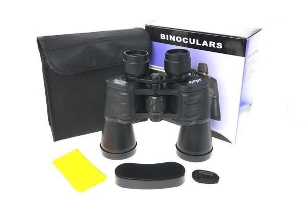 100x100 Kauçuk Kaplamalı Mavı Cam Mercekli Dürbün 56m/1000m Kod 90 - Image 1