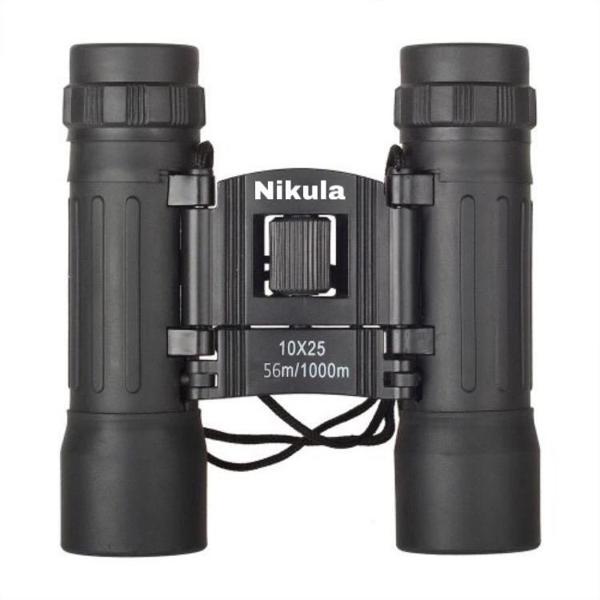 10x25 Av Dürbünü 56m/1000m  Kauçuk Kaplama Siyah - Image 1