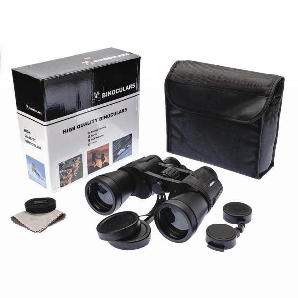 20×50 – Geniş Ön Mercekli – 1000m/56m El Dürbünü – Siyah - Image 1