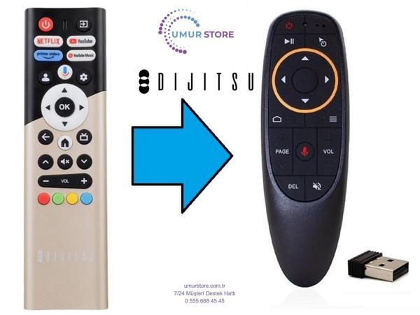 Dijitsu Uyumlu Google Smart Televizyon Kumandası - Image 1