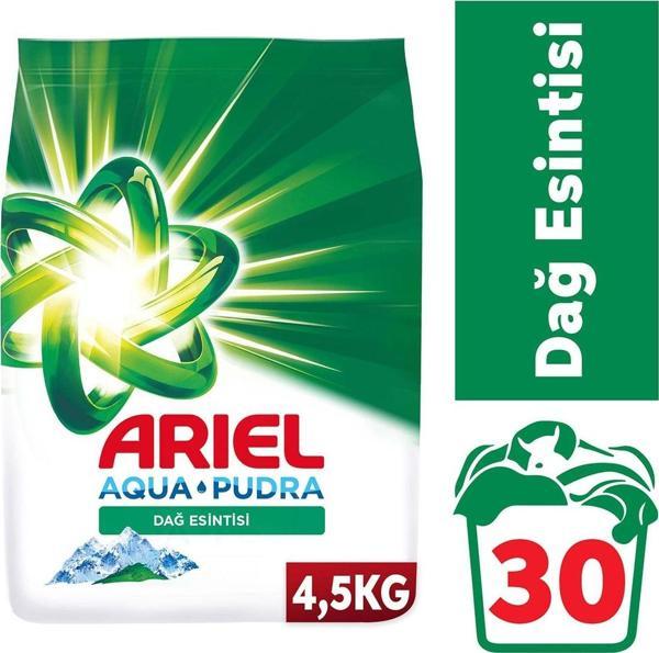 Ariel Dağ Esintisi 4,5 Kg Aquapudra Toz Çamaşır Deterjanı - Image 1