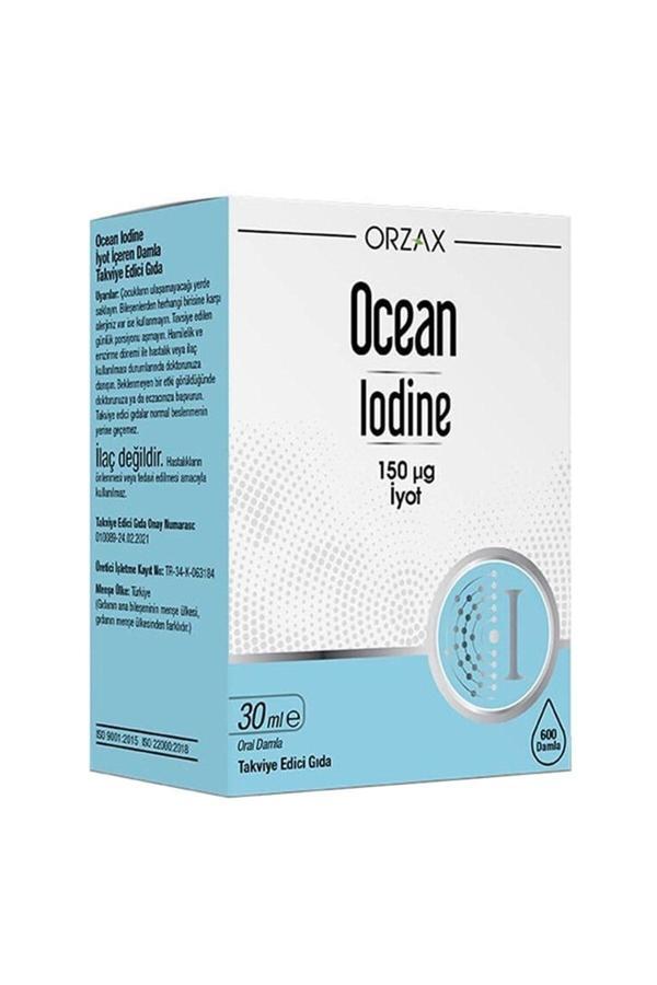 Orzax Ocean Iodine 150 ?g İyot Takviye Edici Gıda 30 ml - Image 1