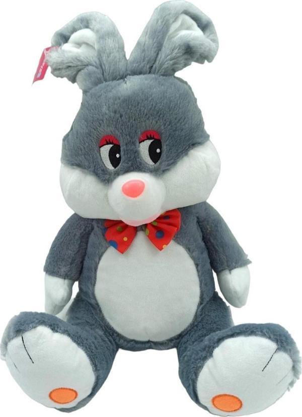 Pop Şeker Oyuncak Peluş Tavşan Büyük Boy Sevimli Oturan Peluş Tavşan 40Cm. - Image 1