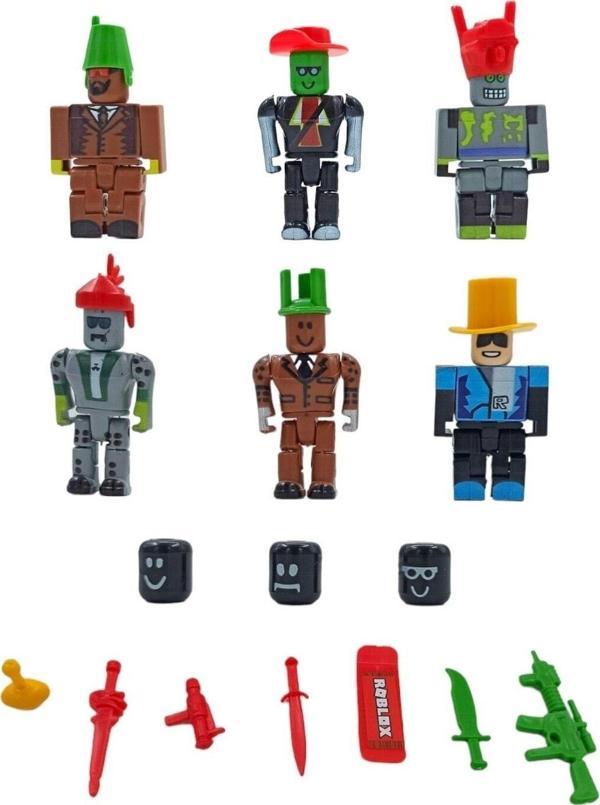 Pop Şeker Oyuncak Roblox Figürleri Legends Of Roblox 6 Karakterli Aksesuarlı Set - Image 1