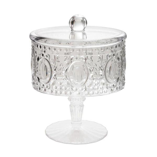 Baci Milano Baroque Rock Cake Bisküvi Kavanozu Şeffaf - Image 1