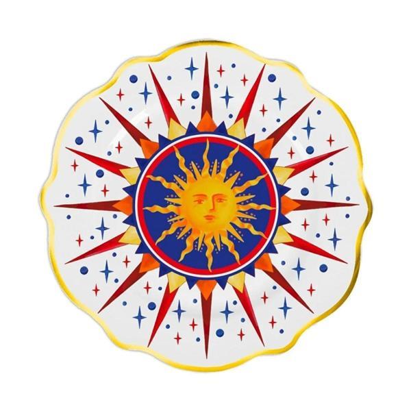 Baci Milano Dolce Vita Güneş Desenli Tatlı Tabağı 21 Cm - Image 1