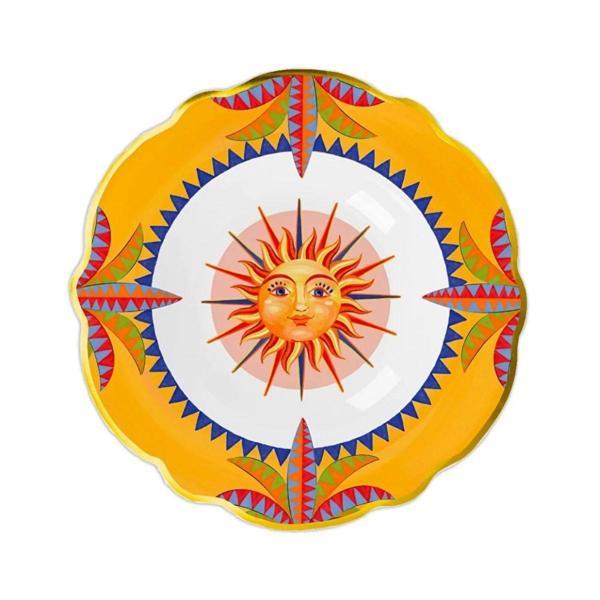Baci Milano Dolce Vita Güneş Desenli Çukur Tabak 23 Cm - Image 1