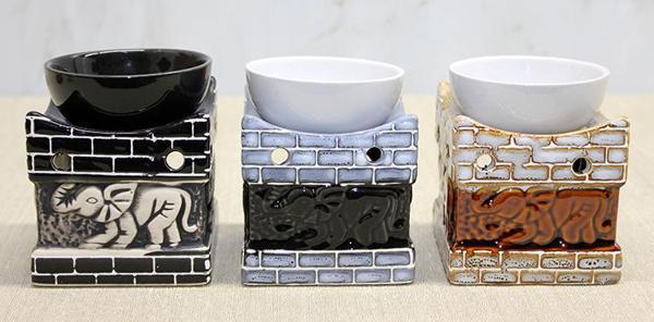 Büro Ev Ofis Hediyesi için Seramik Tasarım Buhurdanlık - Image 1