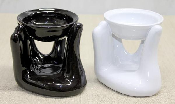 Büro Ev Ofis Hediyesi için El Stil Seramik Buhurdanlık - Image 1