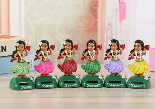 Büro Ev Ofis Hediyesi için Maksi Güneş Enerjili Solar Dans Eden Kız - Image 1