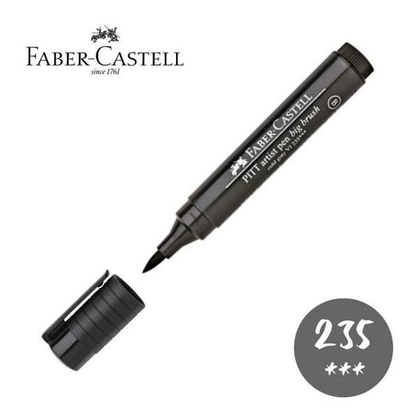 Faber PITT ARTIST  Cold Grey 235 Fırça Uçlu Markör - Image 1