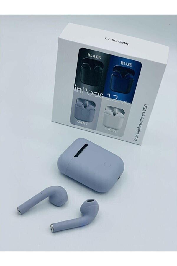 AbaTech İnpods Kablosuz Bluetooth Kulaklık - Gri - Image 1