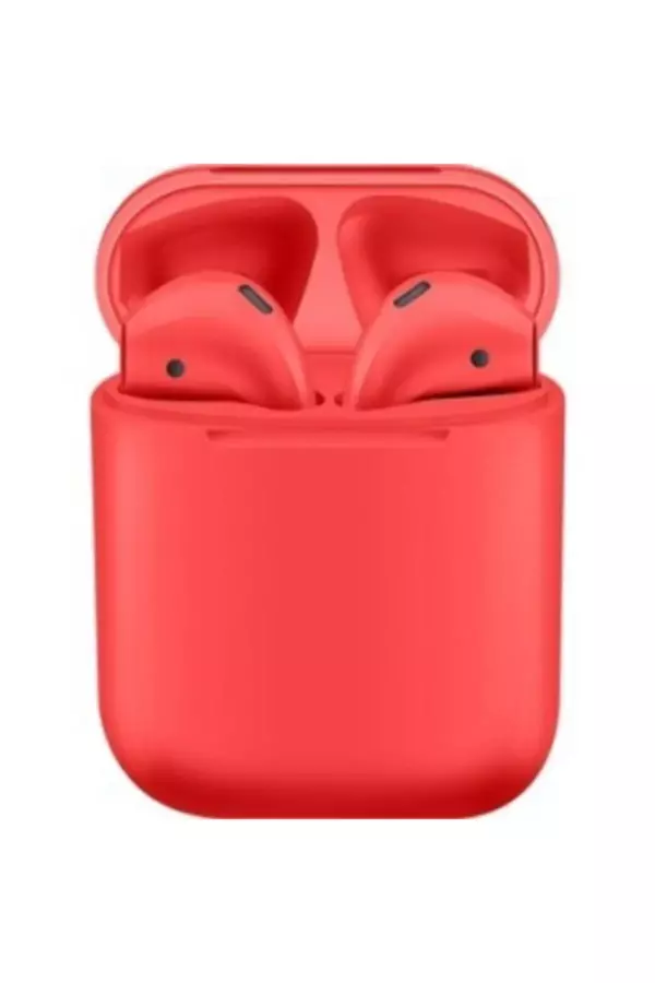 AbaTech İnpods Kablosuz Bluetooth Kulaklık - Kırmızı - Image 1