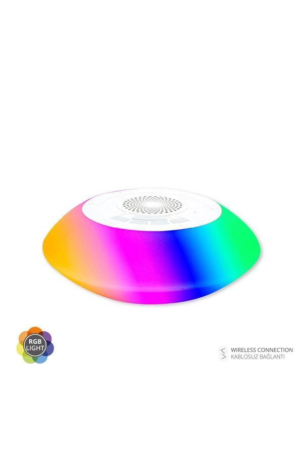 7844 Rgb Led Işıklı Yüzen Tws Bluetooth Hoparlör / Tf Kart Girişi / Bt 5.3 / Şarjlı / Kablosuz - Image 1