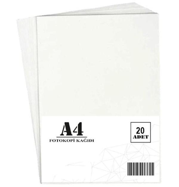 Copier Bond Fotokopi Kağıdı A4 80gr Poşetli Çizgisiz Kağıt 20 li - 3 paket - Image 1