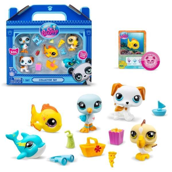 Littlest Pet Shop Minişler 5 li Figür Seti S1 Minişler Tatilde - Image 1