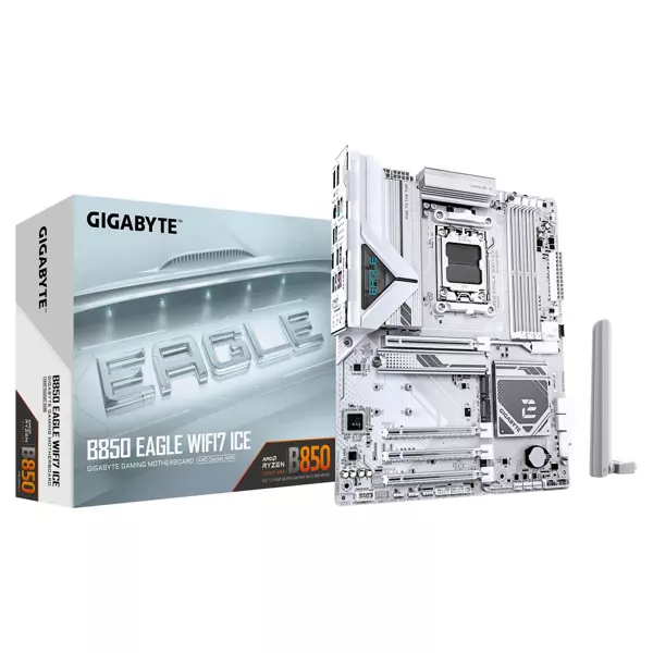 Gigabyte B850 EAGLE WIFI7 ICE AM5 DDR5 8200MHz (OC) ATX Gaming (Oyuncu) Anakart - Image 1