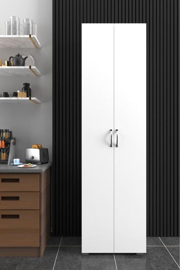 Çok Amaçlı Dolap Mutfak Banyo Balkon Kiler 8 Raflı Dolap - Image 1