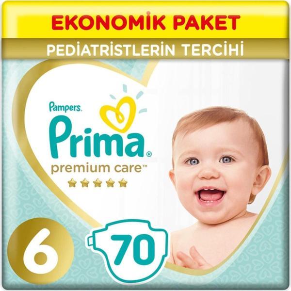 Prima Bebek Bezi Premium Care 6 Beden 13 + Kg (2*35) 70 Adet - Image 1
