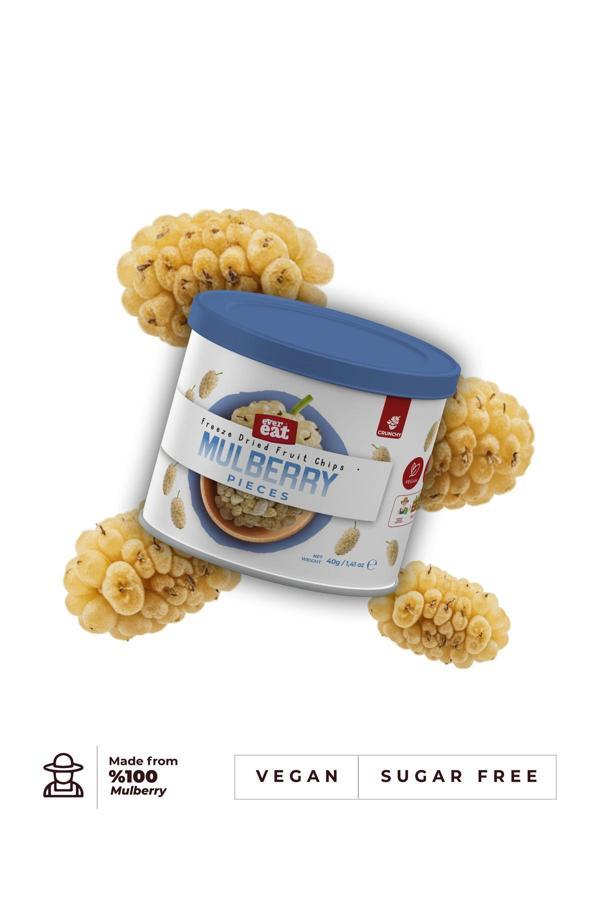 Dondurularak Kurutulmuş Dut Taneleri - Sağlıklı Atıştırmalık, Freeze Dry Yöntemiyle Üretilmiş - Image 1