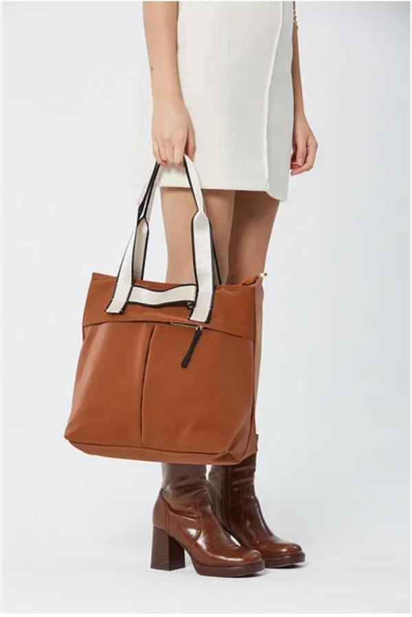 Büyük Boy Kadın Omuz Çantası TABA - Image 1