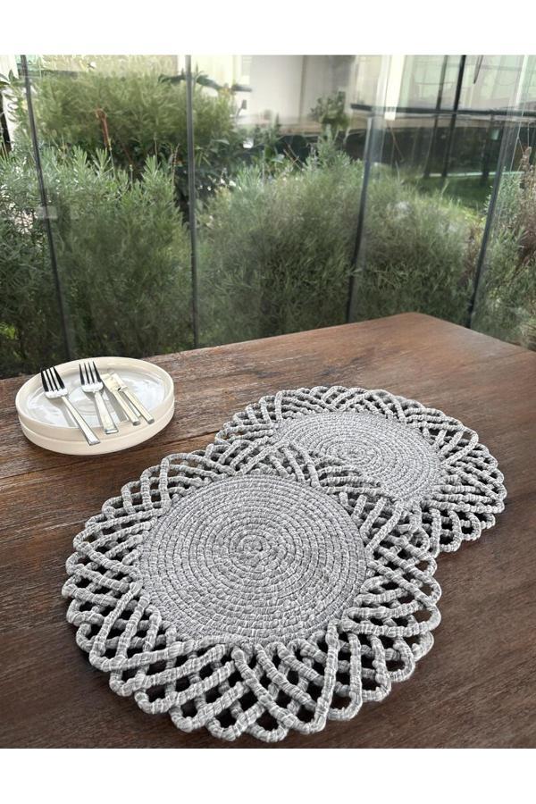 Home İnn 2'Li Set Amerikan Servis-Leke Tutmaz 33 X 33 Cm - Image 1