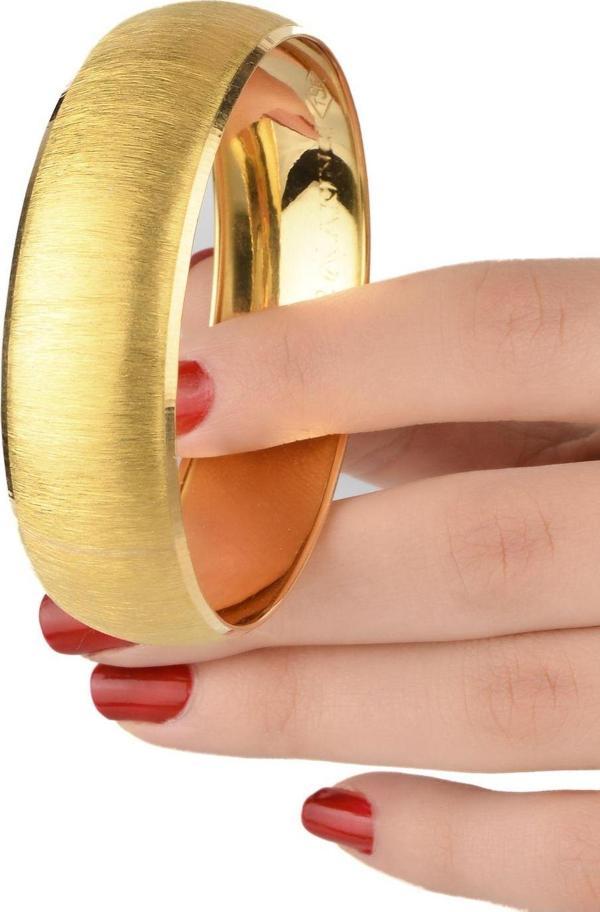 Kuyumcu Nurettin 25 gr (GRAM) Klasik Şarnel Bilezik 22 Ayar Altın