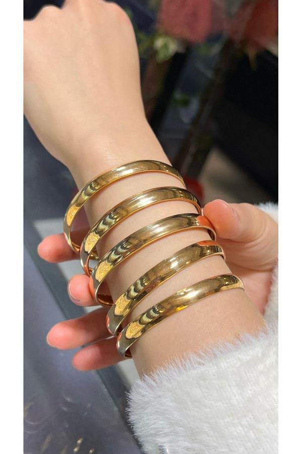 10 gr (GRAM) Düz Desenli Yatırımlık Bilezik 22 Ayar Altın - Image 1