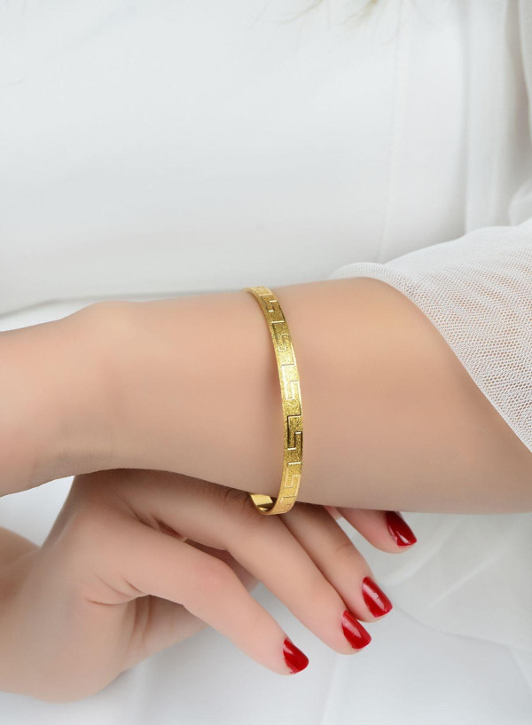 Kuyumcu Nurettin 10 gr (Gram) Desenli Yatırımlık Bilezik 22 Ayar Altın