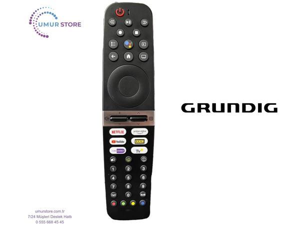 Grundig 55 GGO 9900 B 4K OLED Uyumlu Mikrofonlu Televizyon Kumandası - Image 1