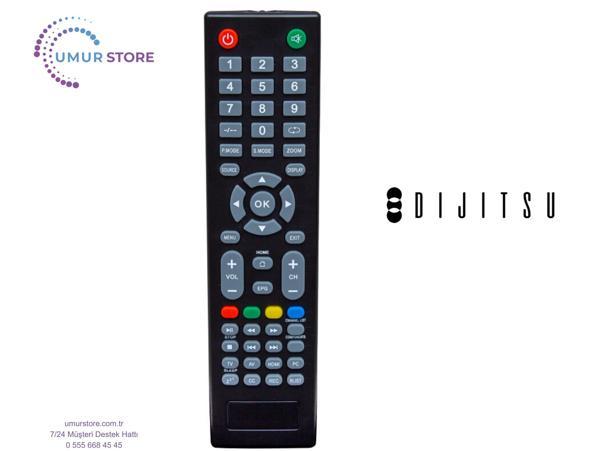 Dijitsu Uydu Alıcılı Led Televizyon Kumandası - Image 1