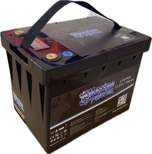 Marine Power Lityum LiFePO4 12V/100Ah Monitörlü Akü (A+ 6000 Cycle) - Image 1