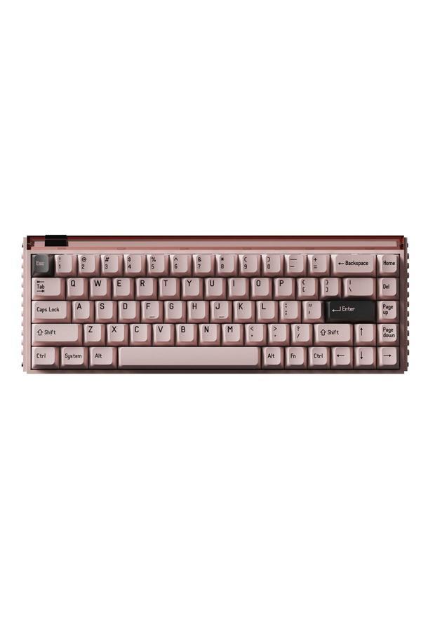 Melgeek Made68 Pro+ Pink Light %65 Ttc Purple Heart Kom Manyetik Sw 8K He Hotswap Rgb İngilizce Klavye - Image 1