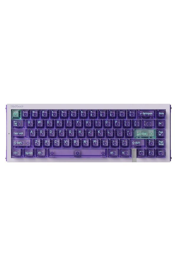Melgeek Real67 Potassium-Purple %65 Ttc Sacred Heart Kom Manyetik 8K He Hotswap Rgb İngilizce Gaming Klavye - Image 1