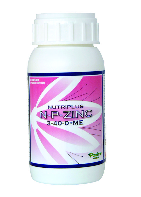 Nutrıplus N-p Zinc 3-40-0 Azotlu Fosforlu Çinkolu Içerikli Sıvı Gübre Çiçeklendirici 250 Cc - Image 1