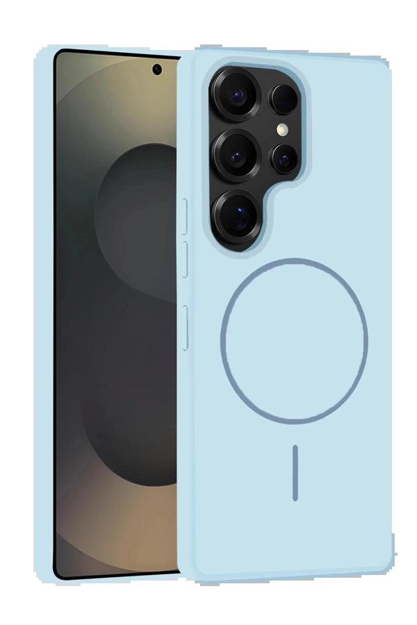 Samsung Galaxy S25 Ultra Kılıf Jully Magsafe Kapak - Mavi-(5796) - Image 1