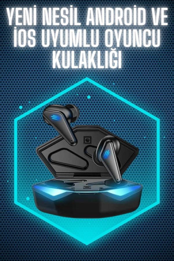 Wireless Gaming Kulaklık Mikrofonlu Bluetooth Oyuncu Kulaklığı - Image 1