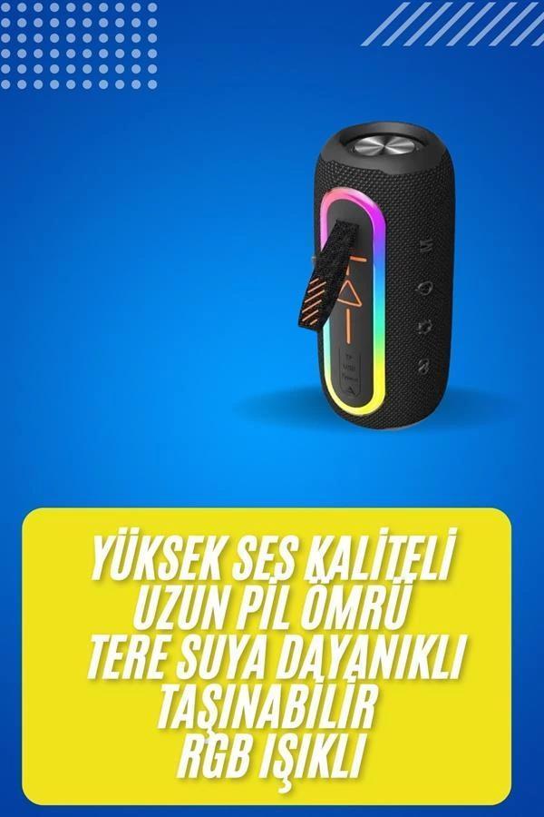 Bluetooth Hoparlör USB Şarjlı Uzun Pil Ömrü Android ve İOS Uyumlu Renkli - Image 1