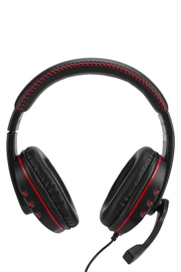 Mikrofonlu Gamer Kulaklık Oyuncu Kulaklığı Yüksek Ses Kaliteli Stereo Yumuşak Yastıklar - Image 1