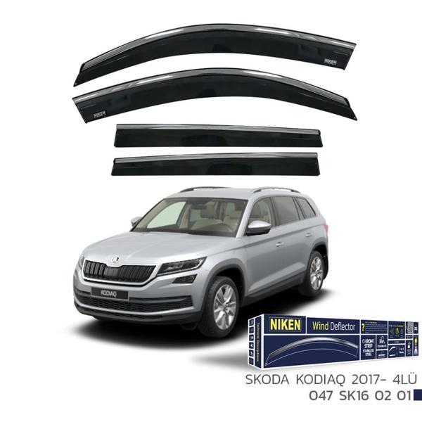 Skoda Kodiaq Niken Kromlu Cam Rüzgarlığı 4lü Set 2017 ve Üstü  - Image 1