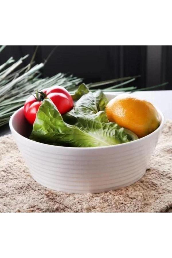 Gönül GNL3465 Beyaz Porselen Kase 24x8.5 cm - Image 1