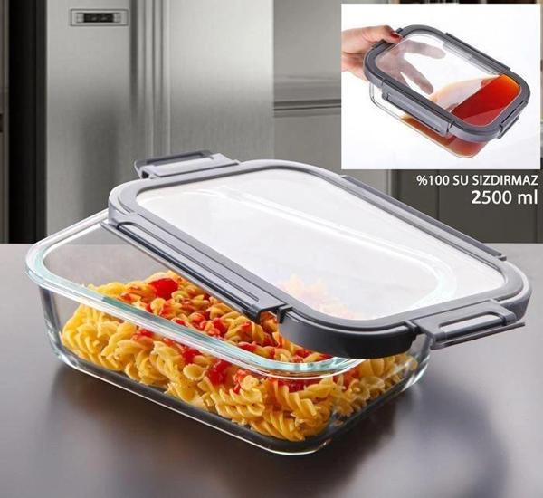 Gönül GNL 3366 Cam Saklama Kabı 2500 cc - Image 1