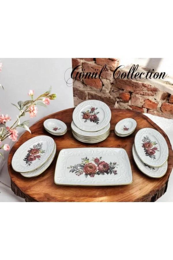 Gönül GNL4557 Amelie Seramik Kahvaltı Takımı 15 Parça - Image 1