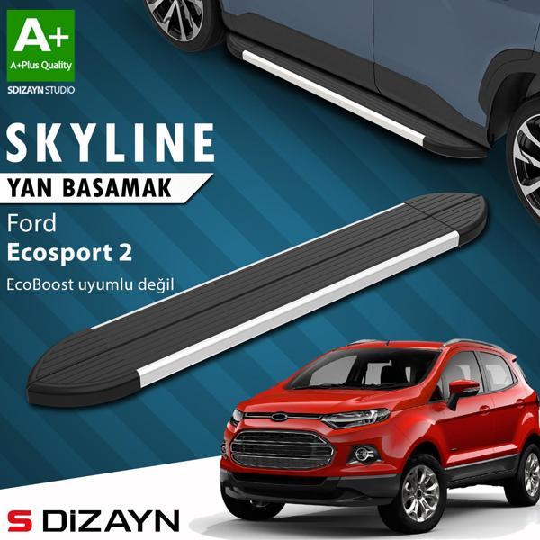 S-Dizayn Ford EcoSport 2 Skyline Aluminyum Yan Basamak 173 Cm 2012-2022 A+ Kalite - Image 1